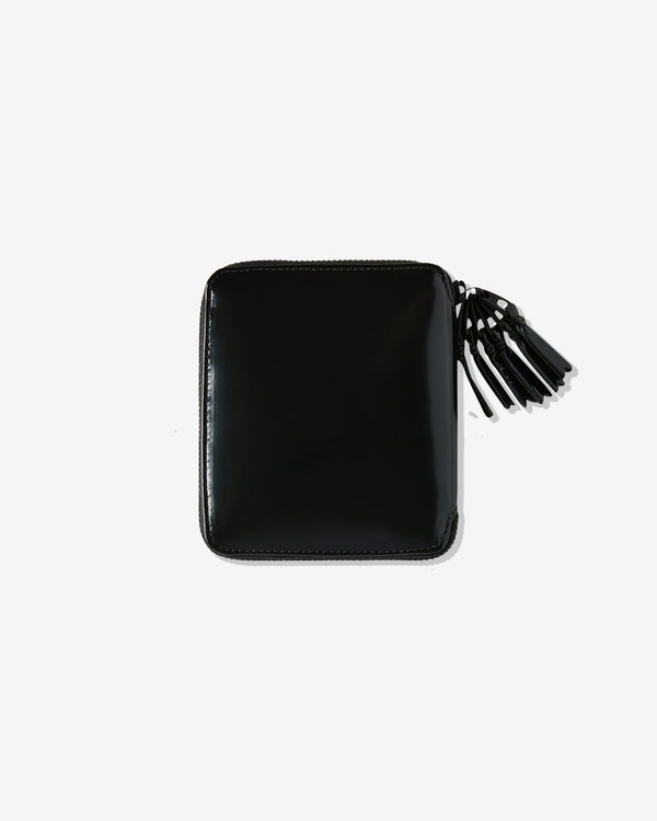 CDG Wallet_Cdg Wallet - Zipper Medley Full Zip Around Wallet - (Black) SA2100ZM_WALLETS