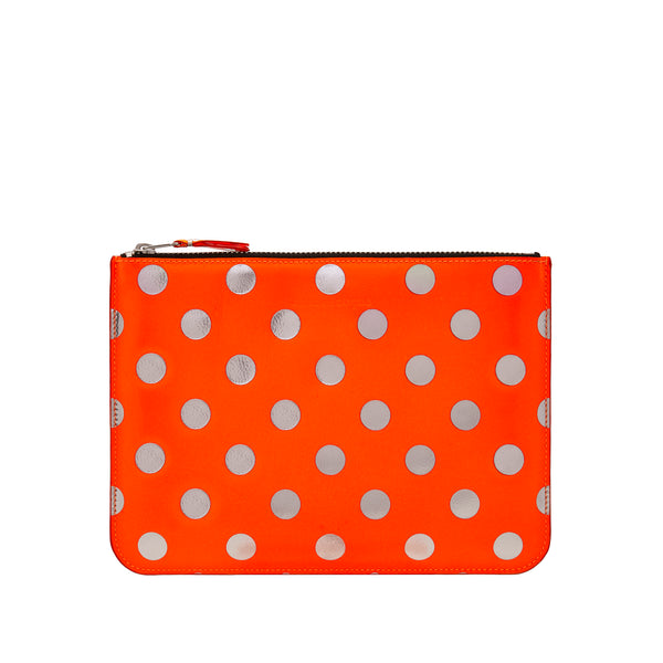 CDG Wallet_Cdg Wallet - Dot Optical Wallet - (Orange SA5100GB)_WALLETS
