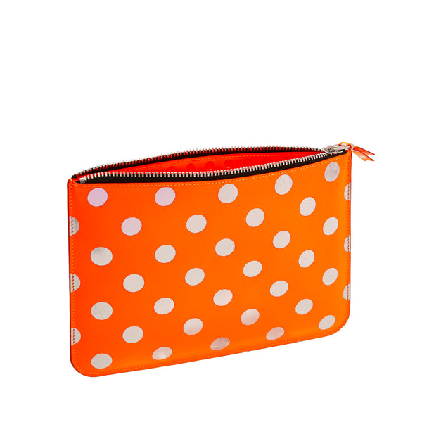 CDG Wallet_Cdg Wallet - Dot Optical Wallet - (Orange SA5100GB)_WALLETS