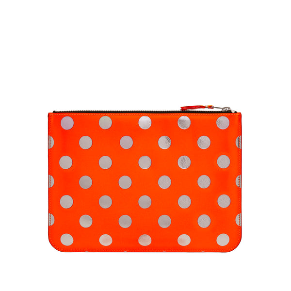 CDG Wallet_Cdg Wallet - Dot Optical Wallet - (Orange SA5100GB)_WALLETS