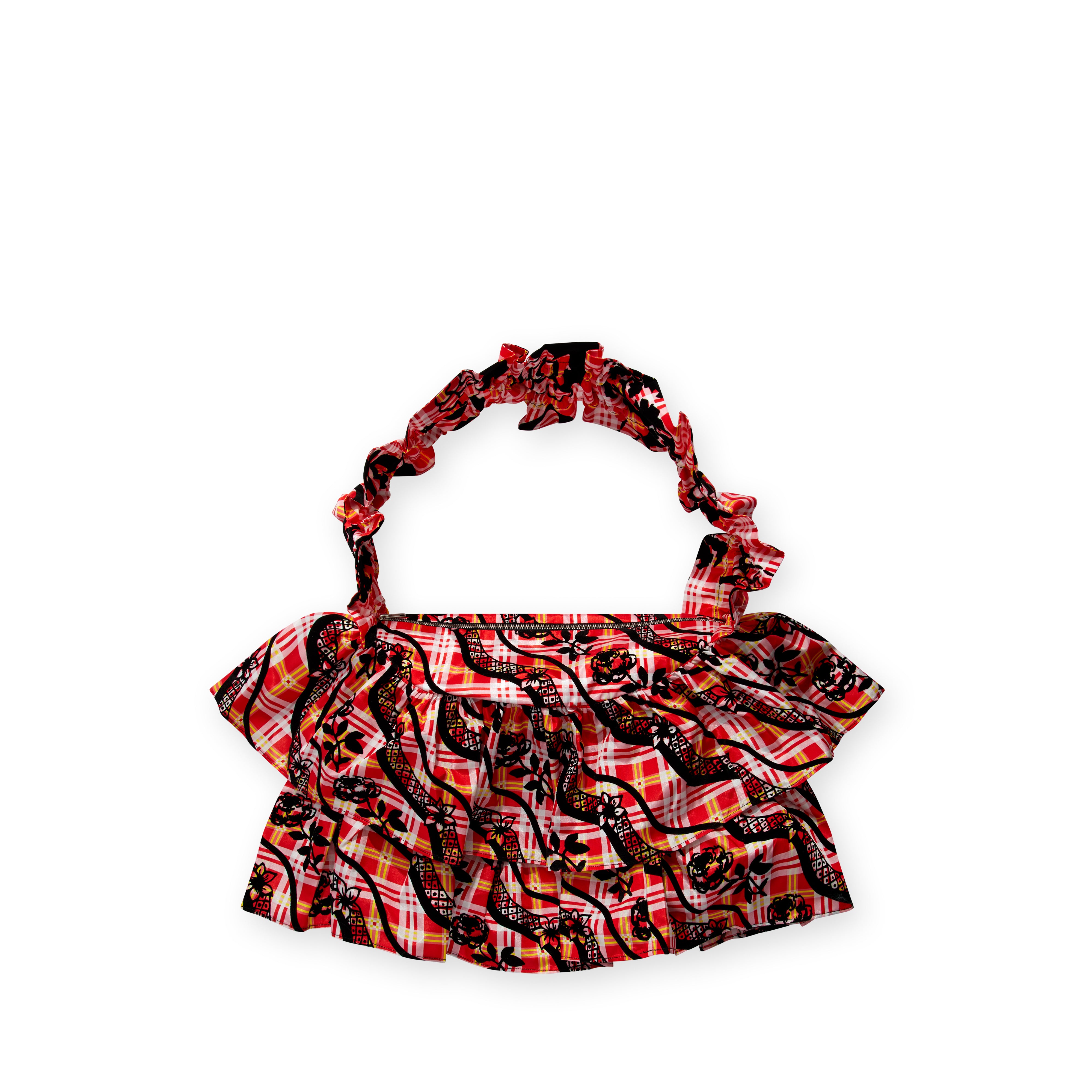 CHOPOVA LOWENA: Women's Tartan Bag (Red) | DSMS E-SHOP