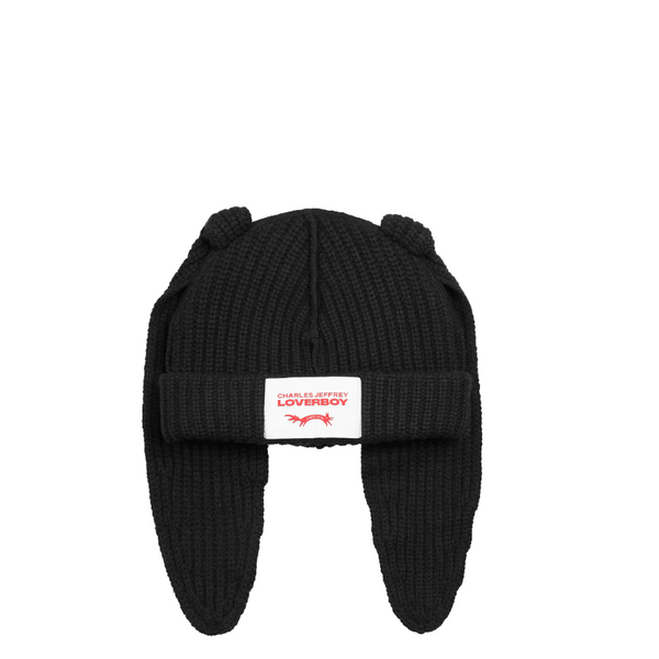 CHARLES JEFFREY - Chunky Rabbit Beanie - (Black)