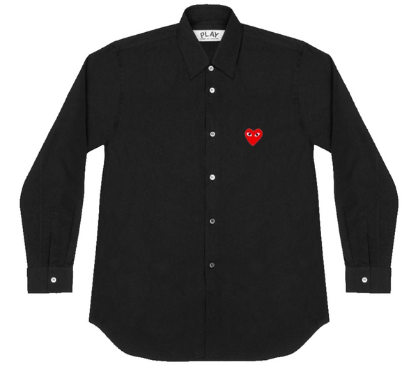 Play - Red Heart Shirt - (B001)(B002)(Black)