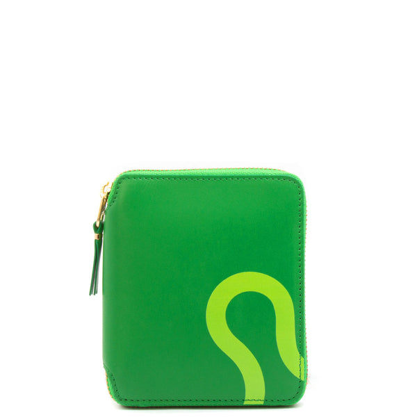 CDG Wallet_Cdg Wallet - Ruby Eyes Big U Zip - (Green SA2100RE)_WALLETS