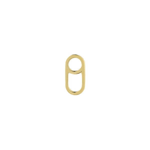Hannah Martin x Applied Art Forms - Dog Tag Earring - (Yellow Gold)