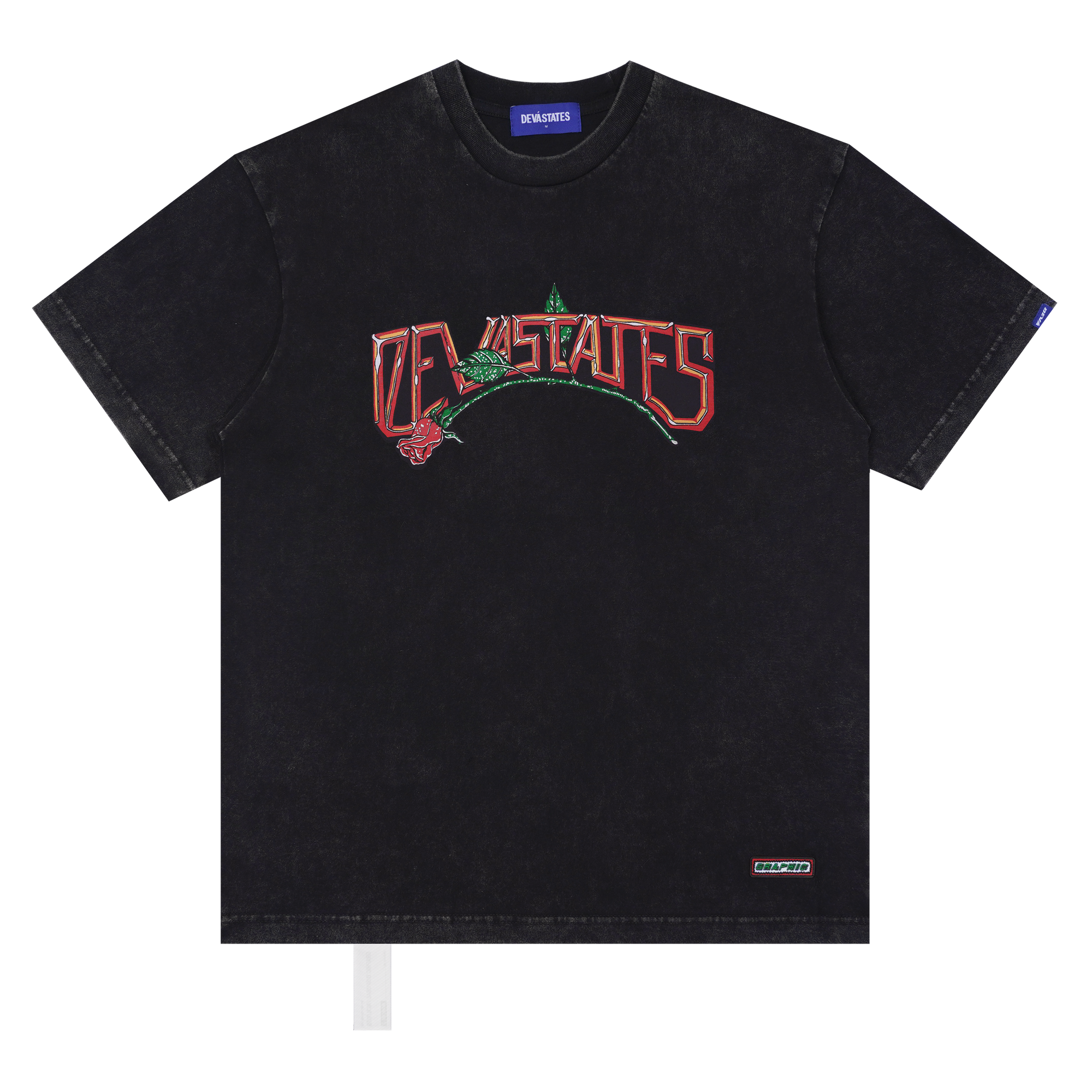 DEVÁ STATES - ETERNAL T-Shirt - (Washed Black) view 1