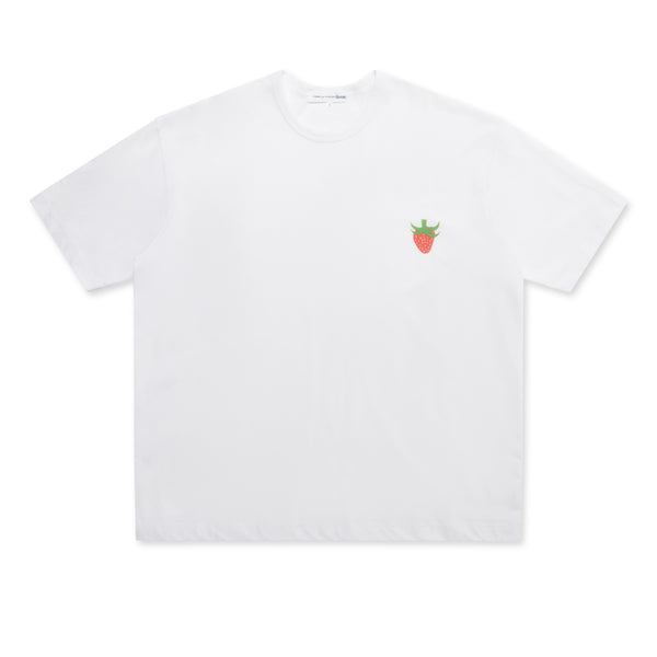 CDG SHIRT - Brett Westfall Strawberry Oversized T-Shirt  - (White)