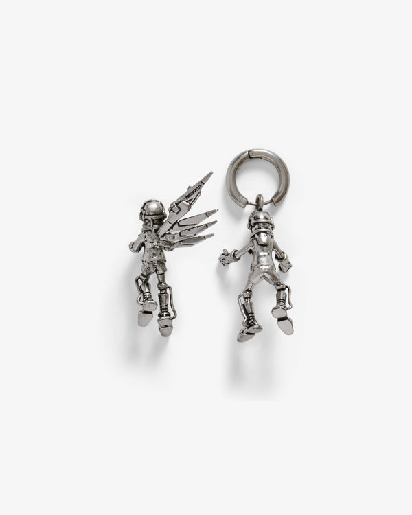 Heaven - Women's Robot Earrings - (Aged Sil) SS24  3S4JER001J32-045