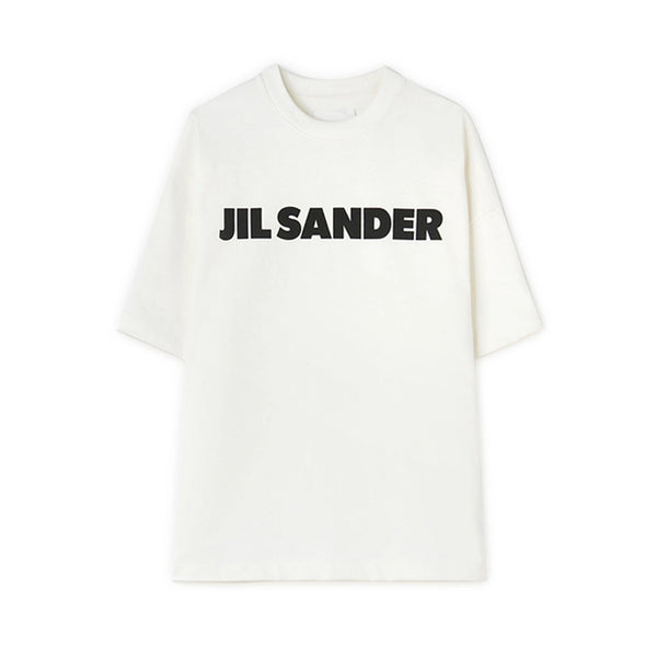 JIL SANDER - Men's Stiff Lightweight Cotton Jersey T-Shirt - (Natural)
