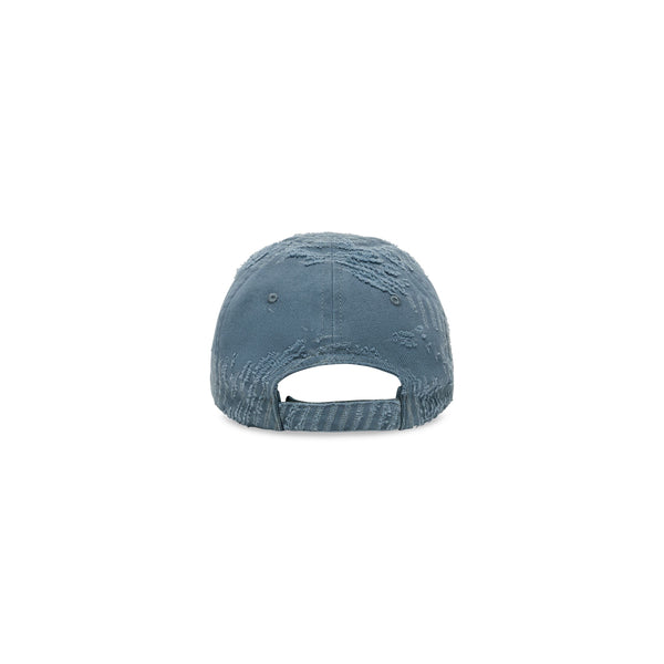Balenciaga_BALENCIAGA - Men's Laser Destroyed Cap - (Blue)_HATS