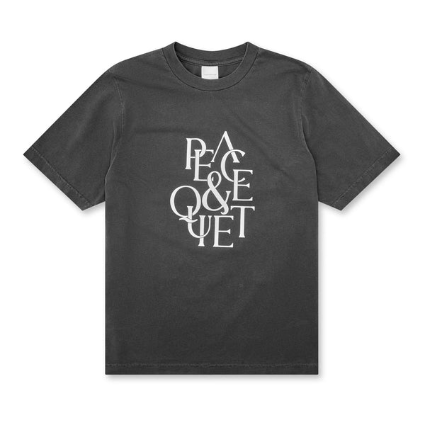 MUSEUM OF PEACE AND QUIET - Serif T-Shirt - (Black)