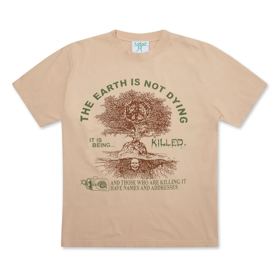 ONLINE CERAMICS - We Are Nature T-Shirt - (Tan) view 1, Click to Zoom in