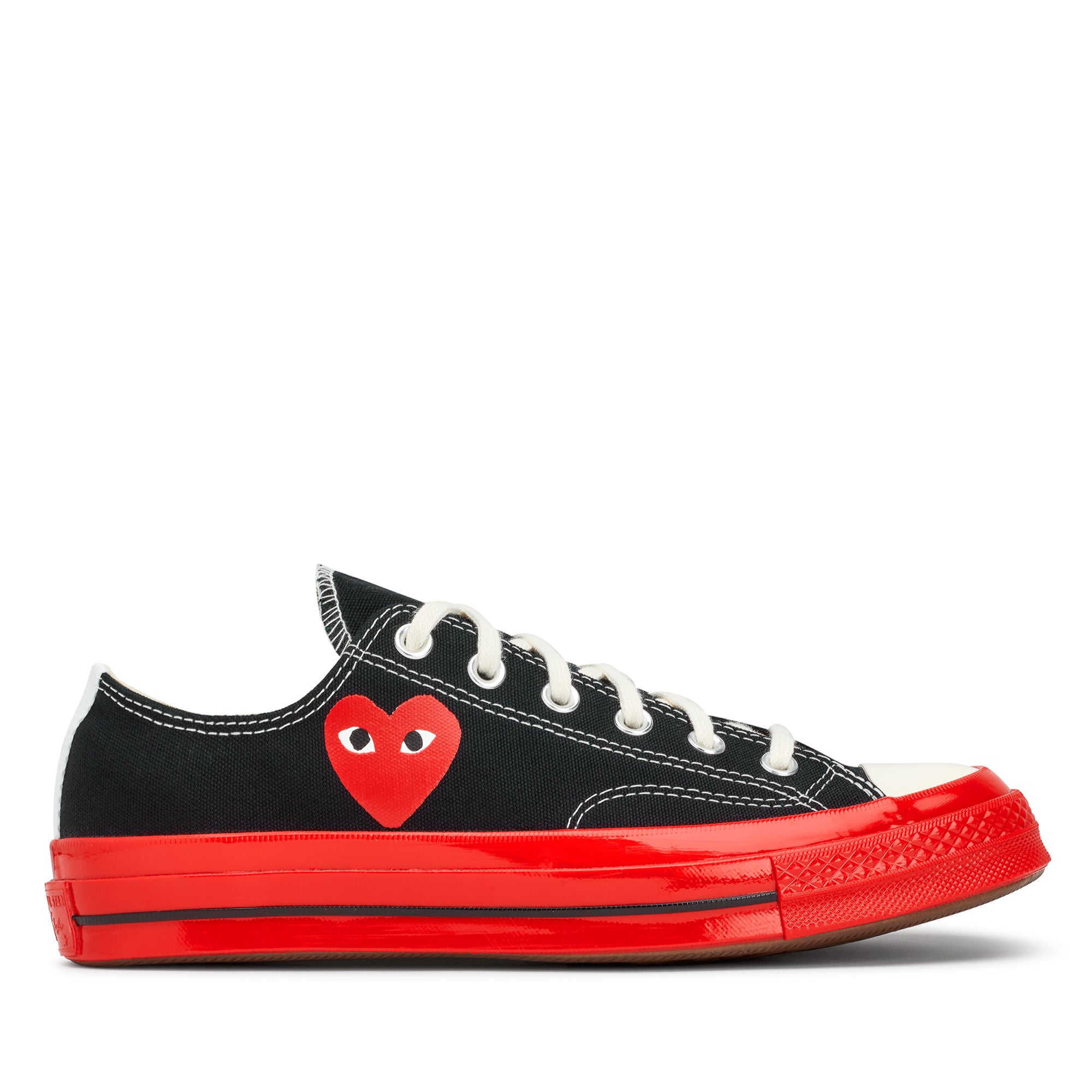 PLAY CONVERSE - Chuck 70 Low Top - (Red/Black) view 1