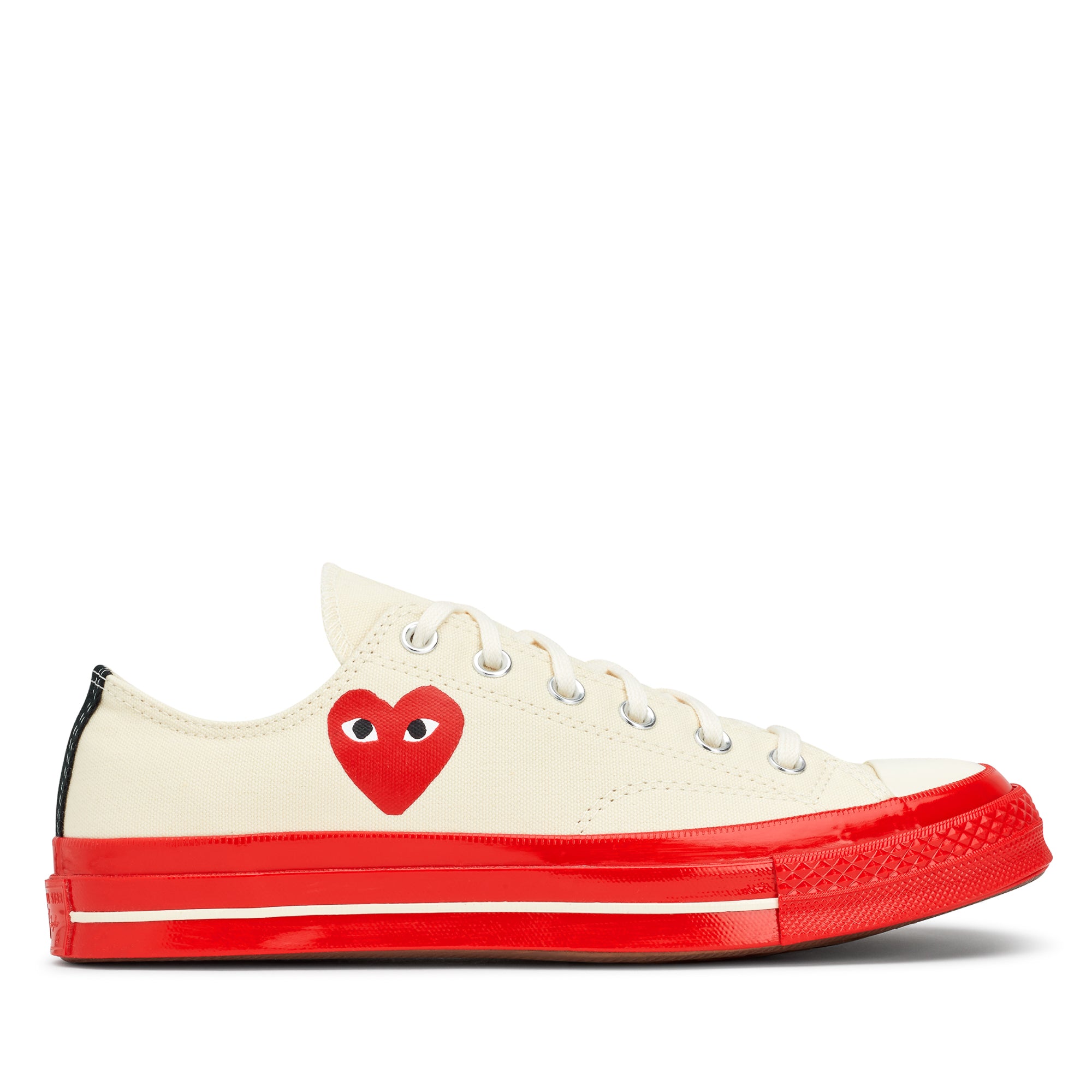 PLAY CONVERSE - Chuck 70 Low Top - (Red/White) view 1