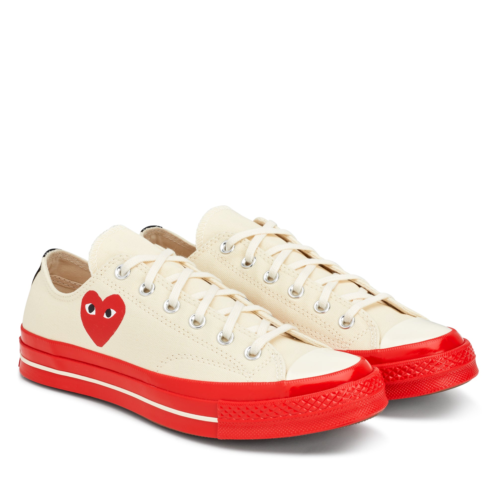 PLAY CONVERSE - Chuck 70 Low Top - (Red/White) view 5