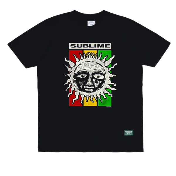 Pot Meets Pop - Sublime Rasta Sun Logo Tee - (Black)