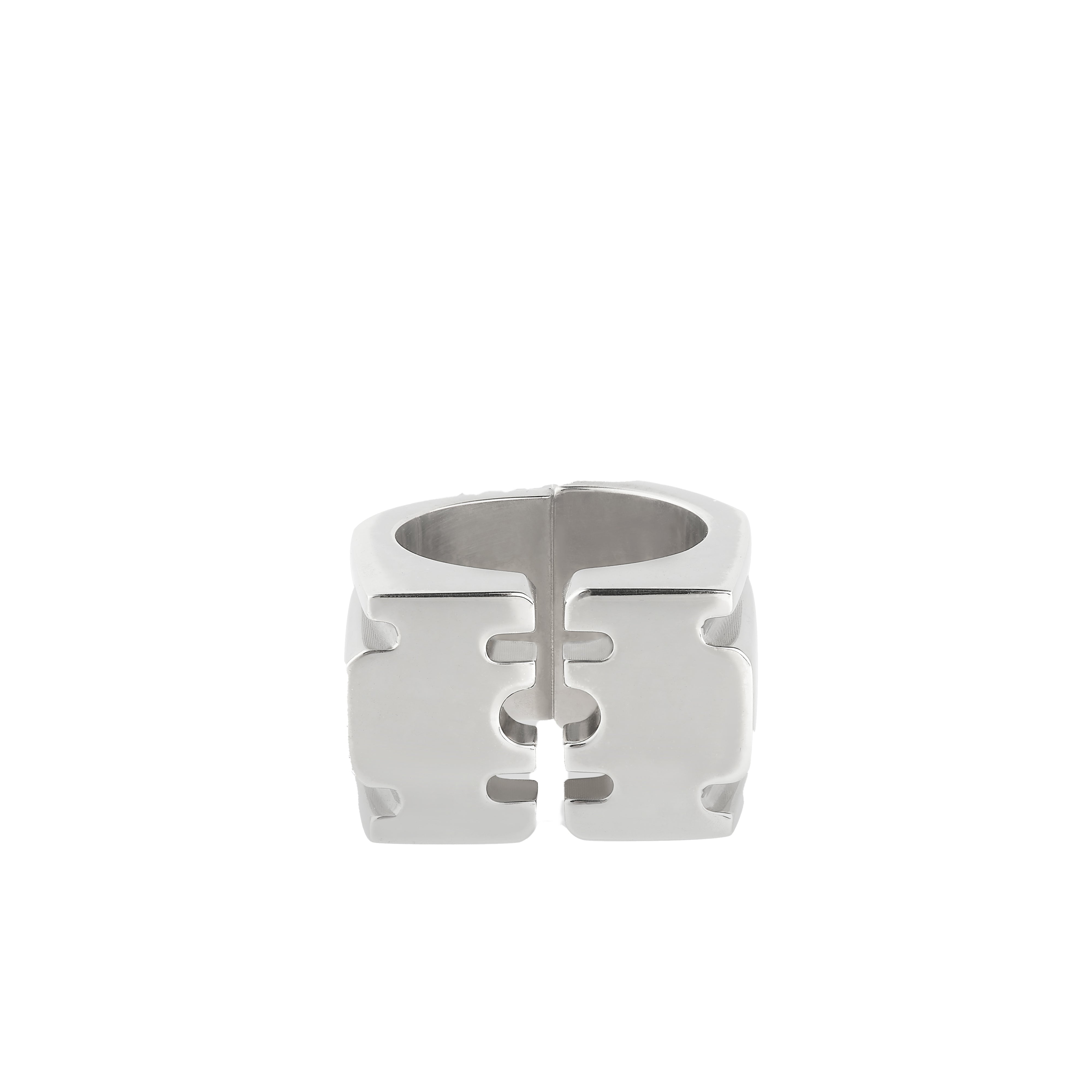Hannah Martin - Razor Ring Block Silver - (Silver) | Dover Street ...