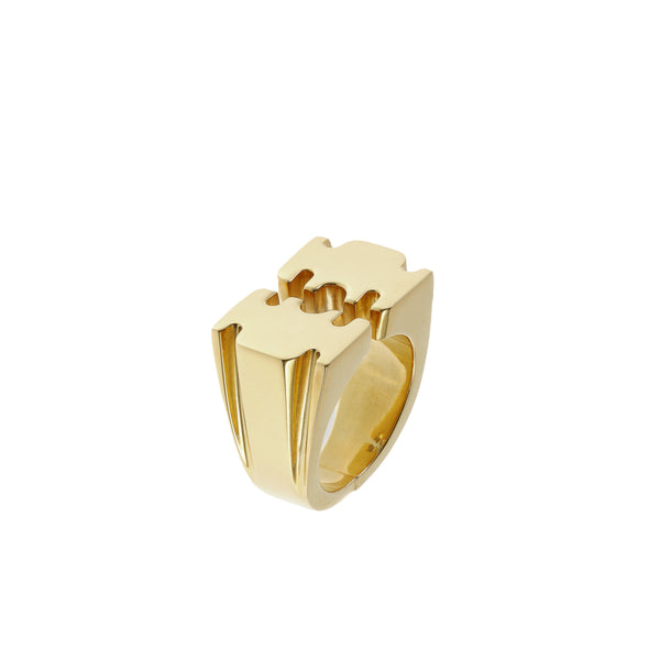 Hannah Martin_Hannah Martin X Applied Art Forms - Razor Ring Taper - (Yellow Gold)_RINGS