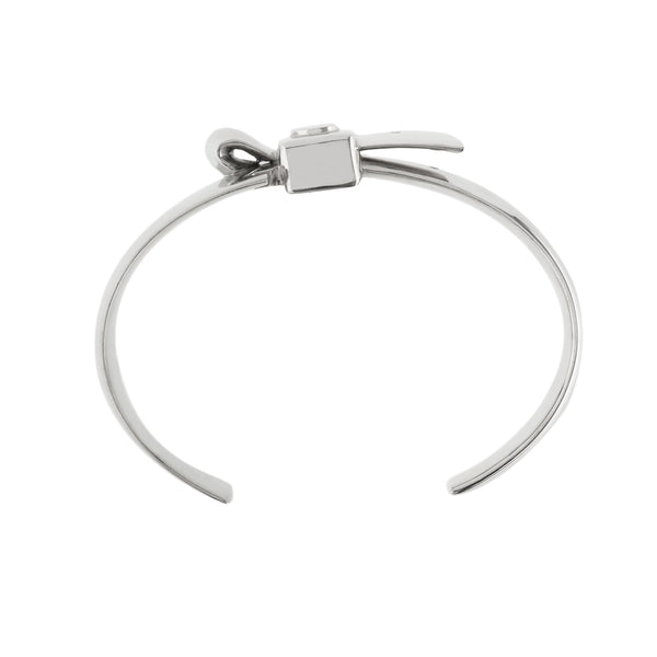 Hannah Martin_Hannah Martin X Applied Art Forms - Razor Wristband Wide - (Silver)_BRACELETS