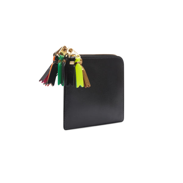 CDG Wallet_CDG WALLET -  Zipper Pull Zip Around Wallet - (Black SA3100)_WALLETS