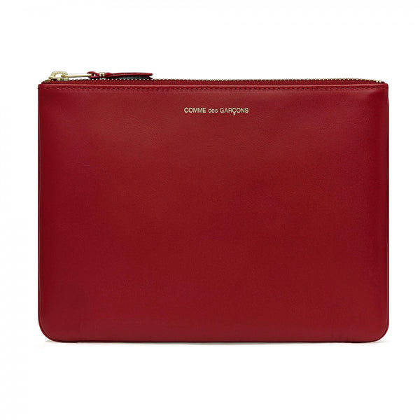 CDG WALLET - Classic Colour Big Pouch - (Red SA5100)