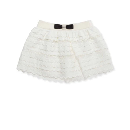 SHUSHU/TONG - Women's Multilayer Lace Patchwork Skirt - (White) view 1, Click to Zoom in