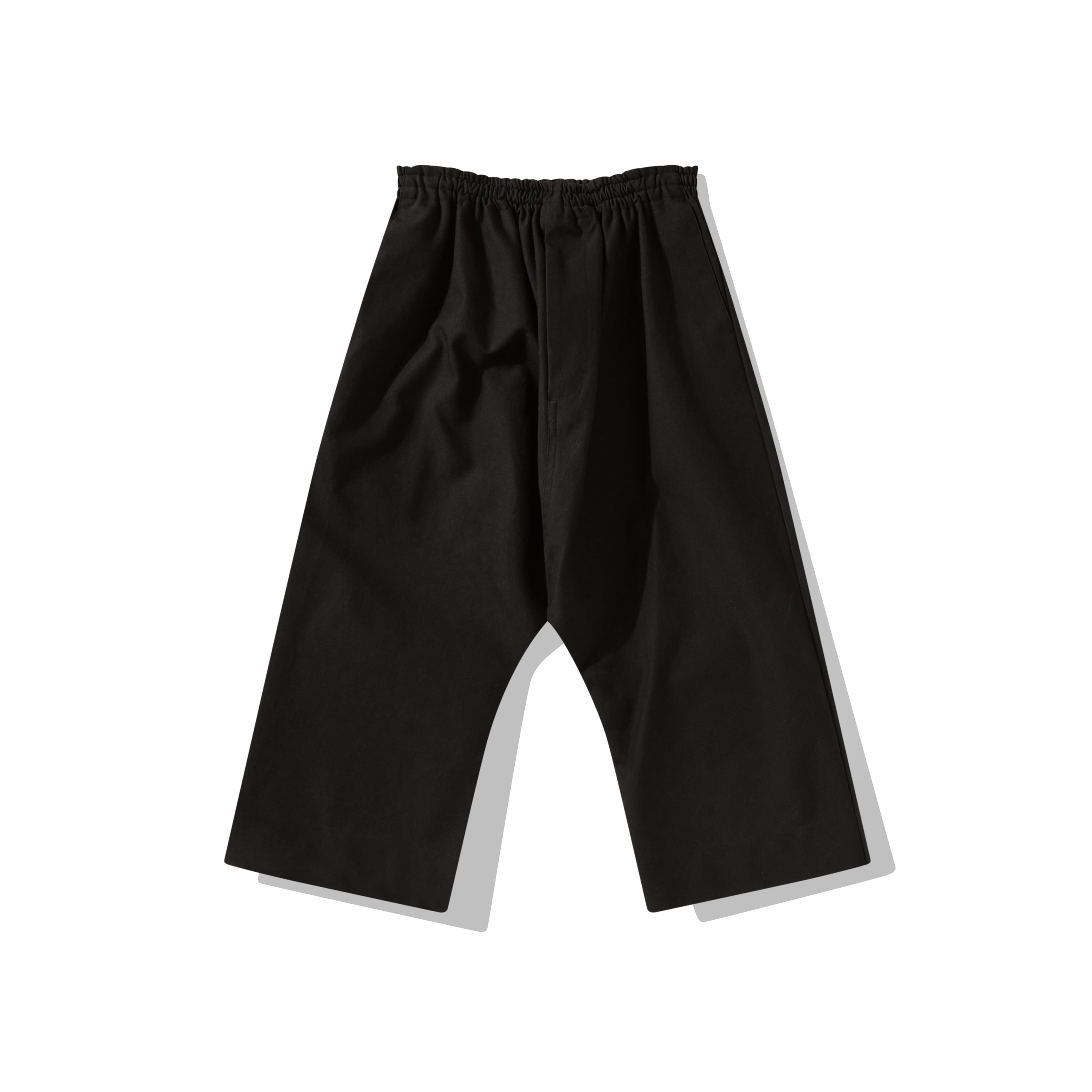 STEFAN COOKE: Cropped Trousers (Black) | DSMS E-SHOP