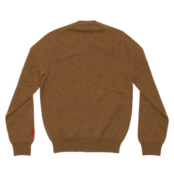 Play_Play - Ladies' Lambswool Cardigan - (Brown)_CARDIGANS