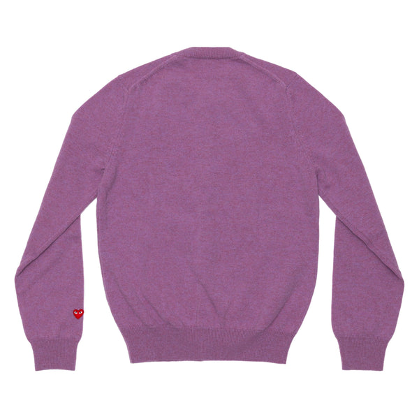 Play_Play - Ladies' Lambswool Cardigan - (Purple)_CARDIGANS