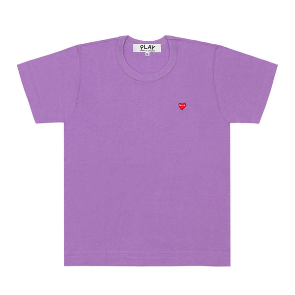 Play - Small Red Heart T-Shirt - (T313)(T314)(Purple)