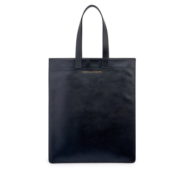 Cdg Wallet - Classic Leather Tote Bag - (Black SA9002)