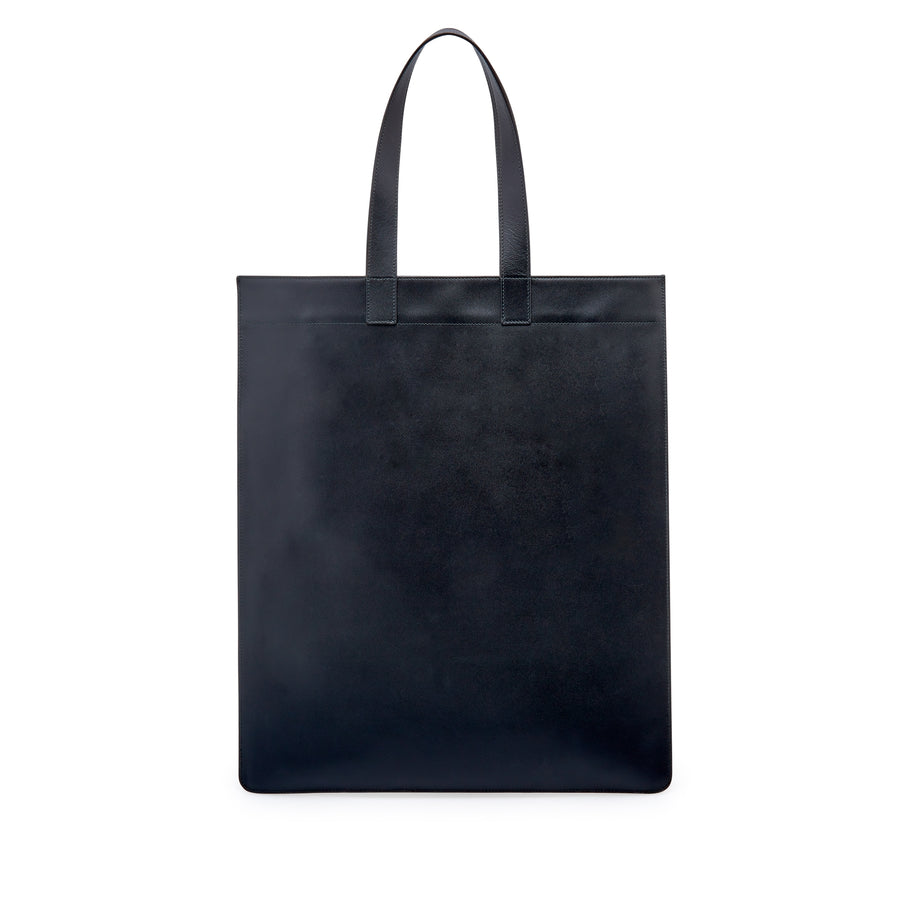 Cdg Wallet - Classic Leather Tote Bag - (Black SA9002) view 3, Click to Zoom in
