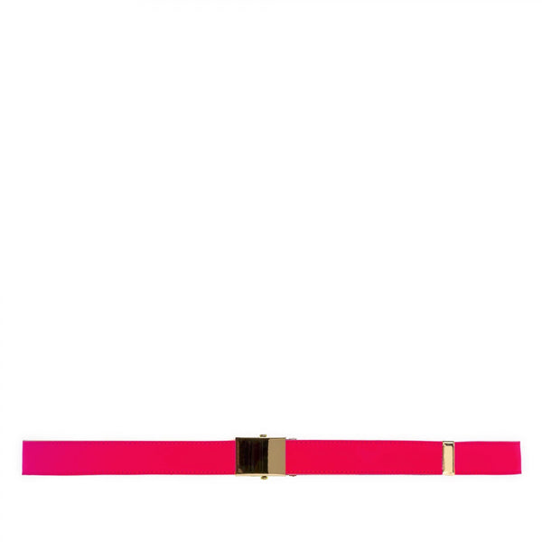 CDG Wallet_Cdg Wallet - Super Fluo Belt - (SA0910SF Pink/Yellow)_BELTS