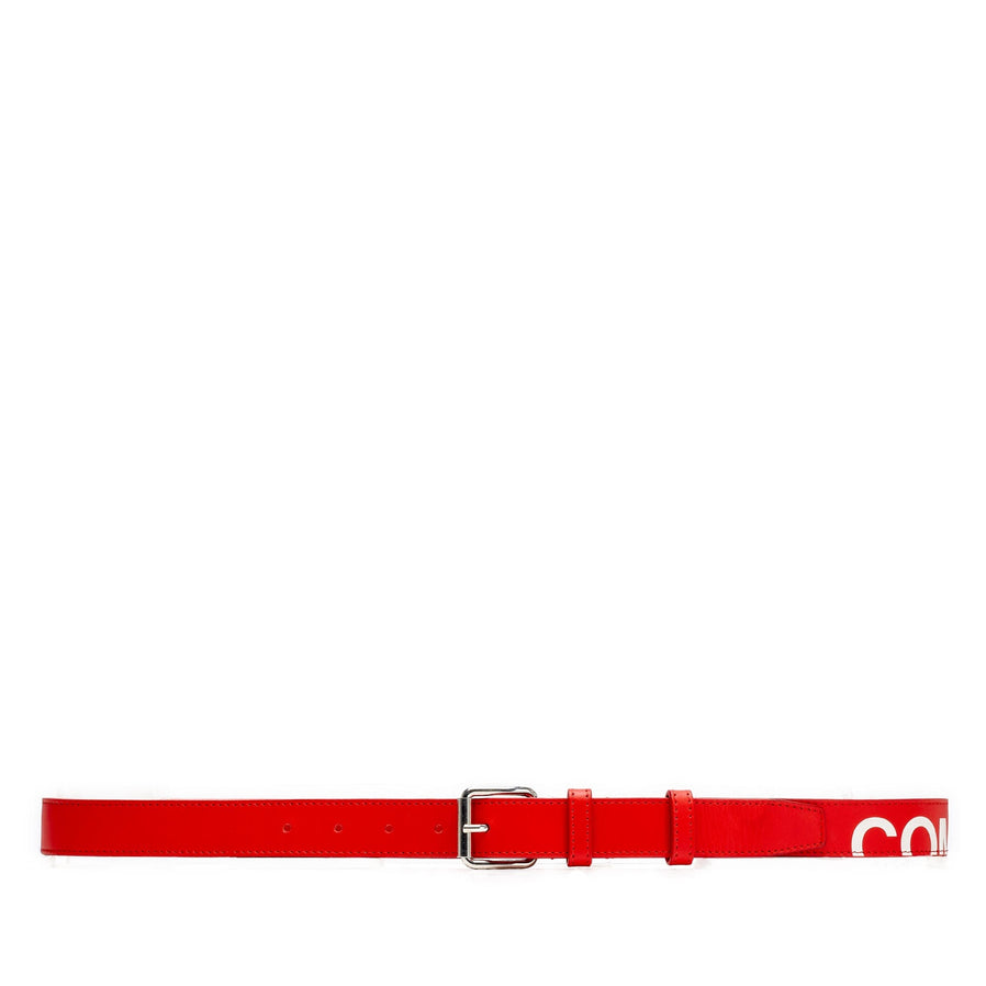 Cdg Wallet - Huge Logo Belt - (Red SA0911HL) view 2, Click to Zoom in