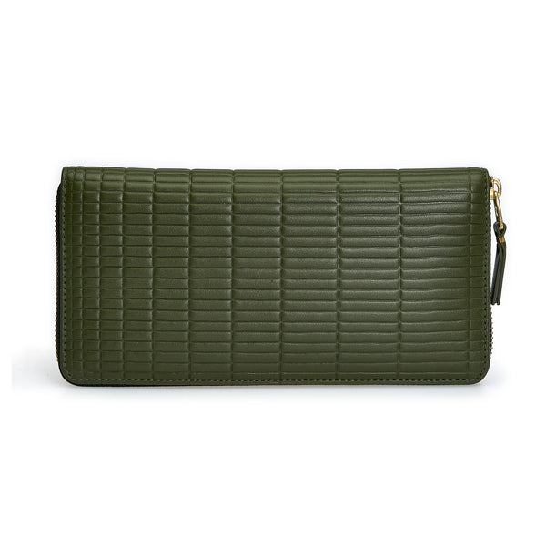 CDG Wallet_Cdg Wallet - Brick Long Wallet - (Khaki SA0110BK)_WALLETS