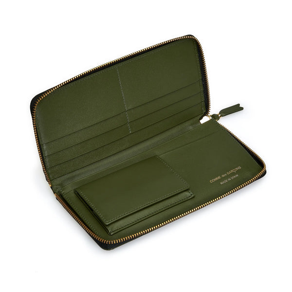 CDG Wallet_Cdg Wallet - Brick Long Wallet - (Khaki SA0110BK)_WALLETS