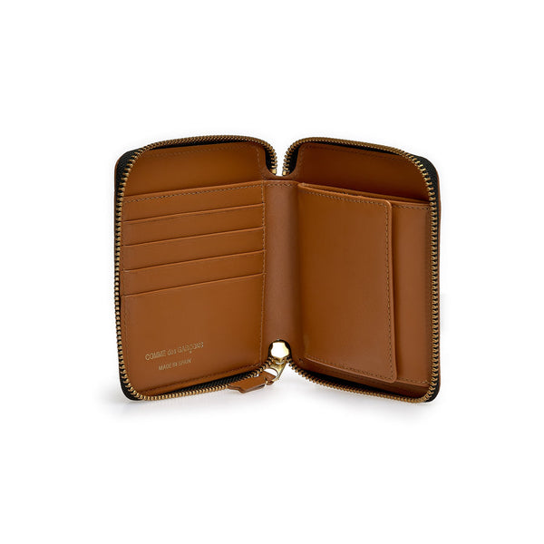 CDG Wallet_Cdg Wallet - Brick Full Zip Around Wallet - (Beige SA2100BK)_WALLETS