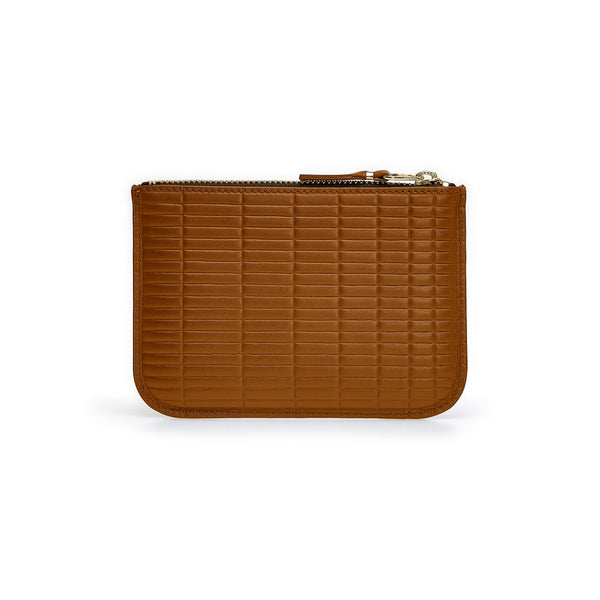 CDG Wallet_Cdg Wallet - Brick Small Pouch - (Beige SA8100BK)_WALLETS