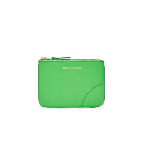 CDG Wallet_Cdg Wallet - Classic Colour Zip Pouch -(Green SA8100)_WALLETS