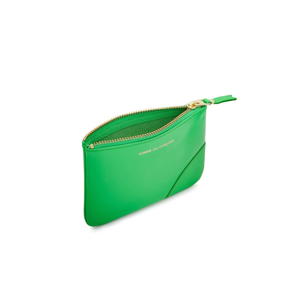CDG Wallet_Cdg Wallet - Classic Colour Zip Pouch -(Green SA8100)_WALLETS