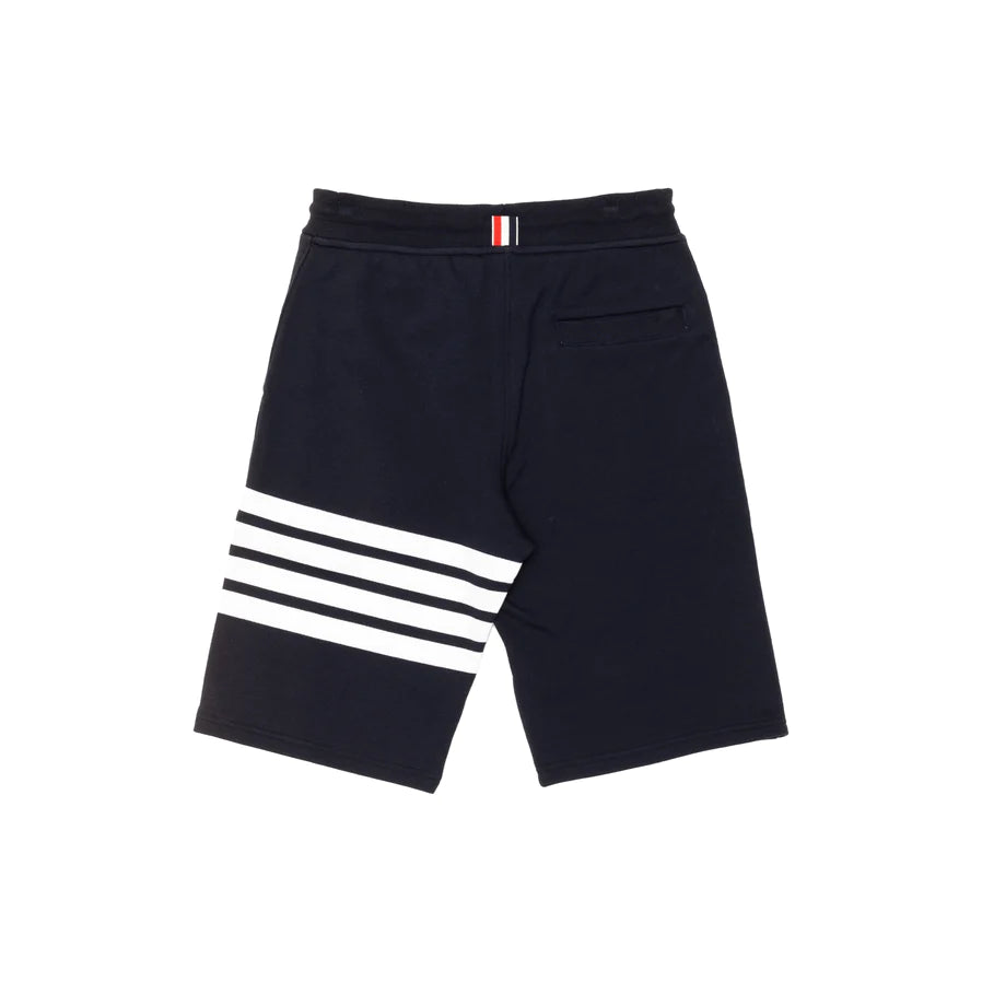 Thom Browne textured drawstring shorts - 415 Navy