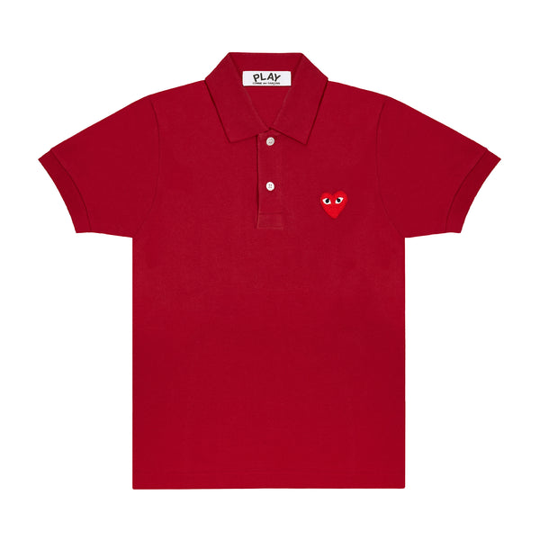 PLAY - Red Polo Shirt - (T005)(T006)(Burgundy)