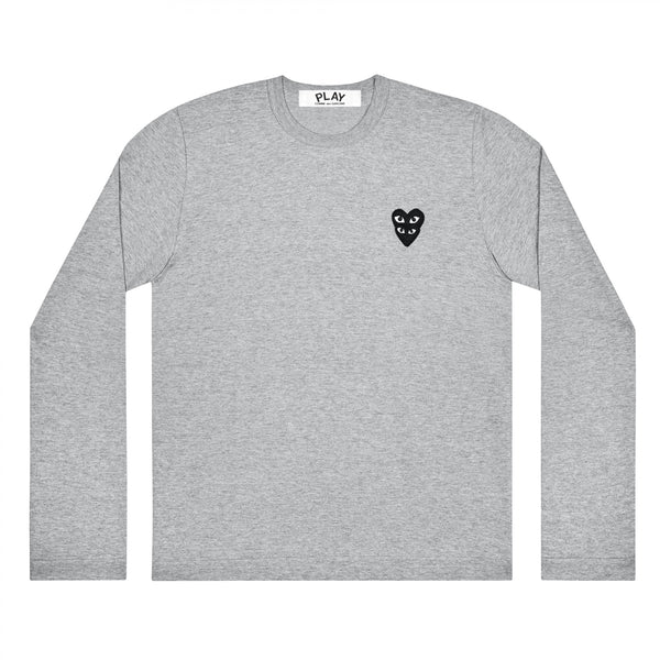 PLAY - Double Black Emblem LS T-Shirt - (T299)(T300)(Grey)