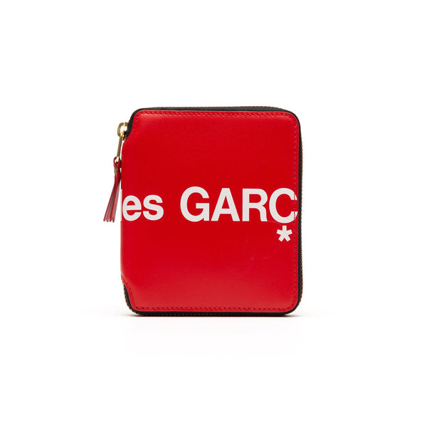 Cdg Wallet - Huge Logo Full Zip Around Wallet - (Red SA2100HL)