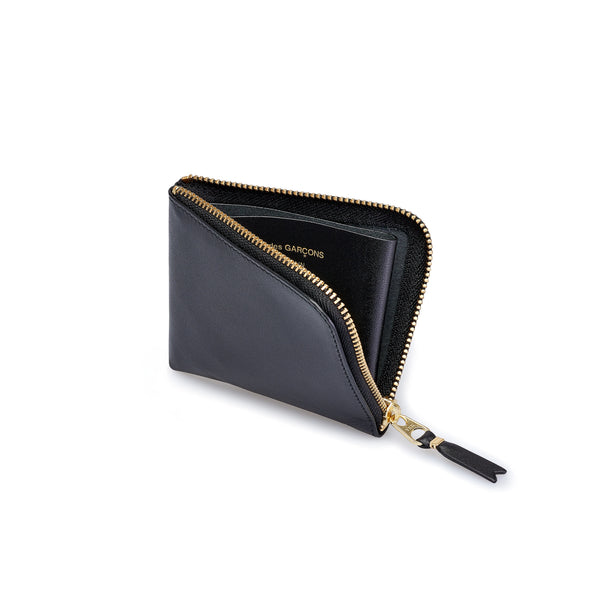 CDG Wallet_CDG WALLET - Classic Zip Around Wallet - (Black SA3100)_WALLETS