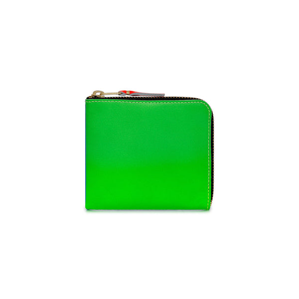 CDG WALLET - Super Fluo Zip Around Wallet - (Orange SA3100SF)