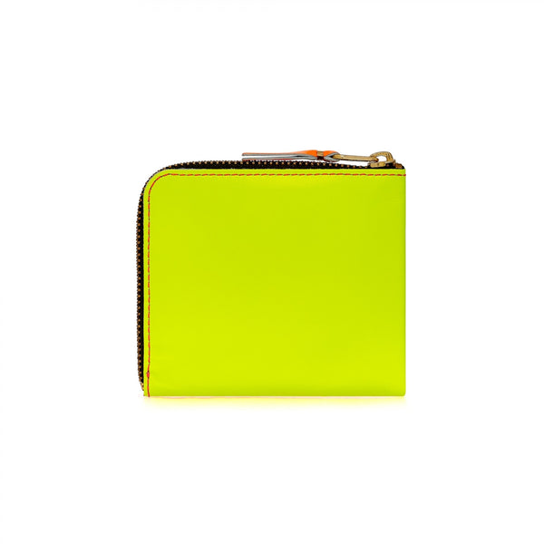 CDG Wallet_Cdg Wallet - Super Fluo Zip Around Wallet - (Pink SA3100SF)_WALLETS