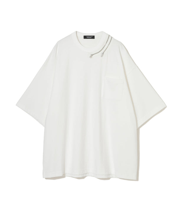 UNDERCOVER - Men's Zip Detail T-Shirt - (White)